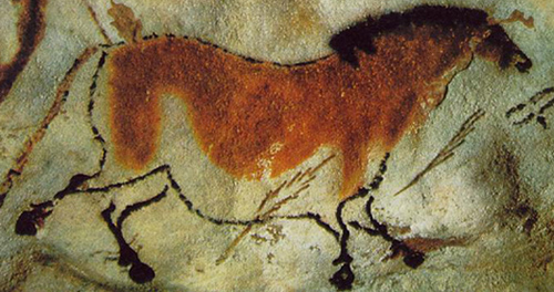 Лошадь. приблизительно 15 000-10 000 лет до н.э, Франция