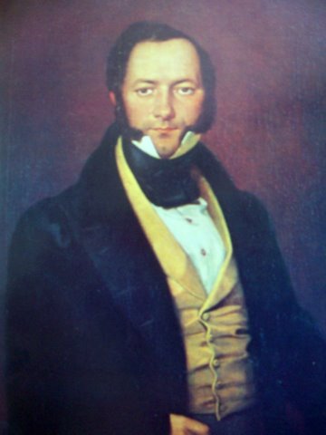 Валентинас Ванкавичюс. Мужчина в жёлтой жилетке. 1836