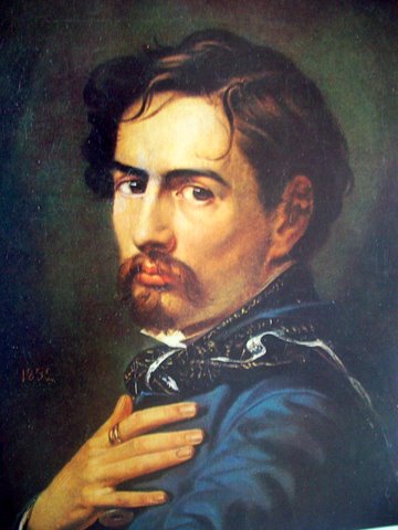 Болесловас Русяцкас. "Автопортрет". 1852