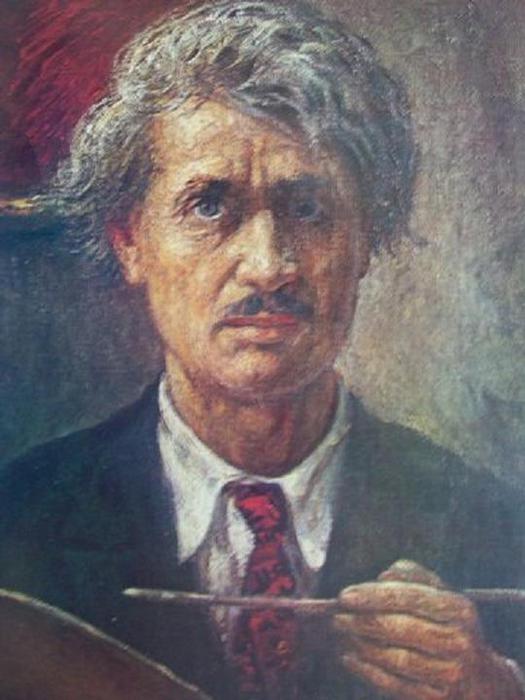 Пятрас Калпокас. Автопортрет. 1935-1939.