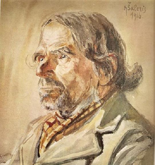 Каетонас Склерюс. Старый эстонец. 1913 г.