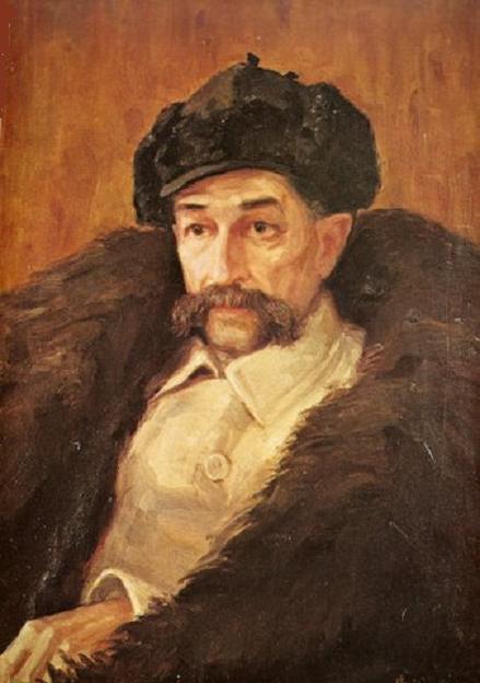 Антанас Жмуйдзинавичюс. Портрет археолога Т. Даугирдаса. 1910 г.