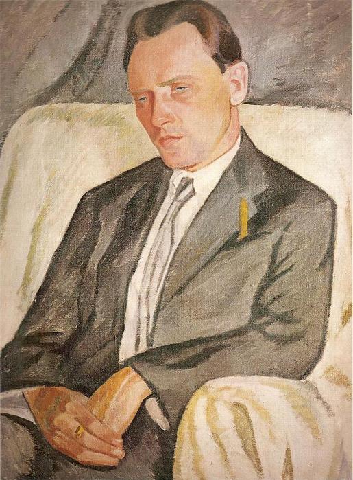 Юстинас Веножинскис. Портрет историка искусства П. Галауне. 1928 г.