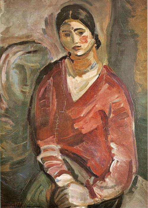 Антанас Гудайтис. Портрет женщины. 1932 г.