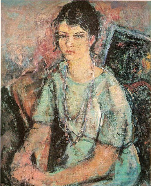 Мария Цвиркеке. Поэтесса Вю Пальчинскайте. 1962 г.