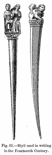 Грифеля из XV века